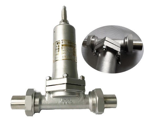 SS304 Stainless Steel Regulator Tekanan Kriogenik Tipe Industri Permukaan Berlapis Throme