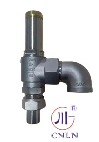 Kriogenik Full Open Safety PTFE Valve Dengan Elbow Connector Cairan katup gas industri