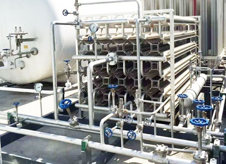 DN50 Klep bola pneumatik kriogenik baja tahan karat untuk pompa kriogenik untuk LNG/LOX/LN2/LAR/LCO2