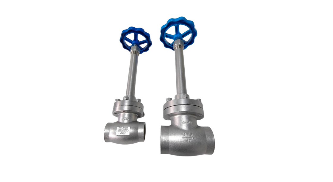 Manual Cryogenic Shut-off Valve Socket Welding -196~+80 °C Untuk LNG LOX LIN LAR LCO2