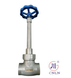 Sort stem LN2 DN25 Cryogenic Socket Weld Globe Valve DJ61F-40P untuk LNG/LOX/LN2/LAR/LCO2