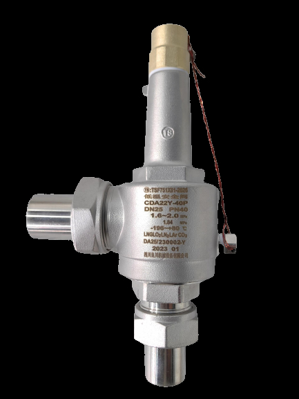 Katup Pengaman Kriogenik Baja Tahan Karat 3/8''-2'' 4.0Mpa -196°C hingga +120°C