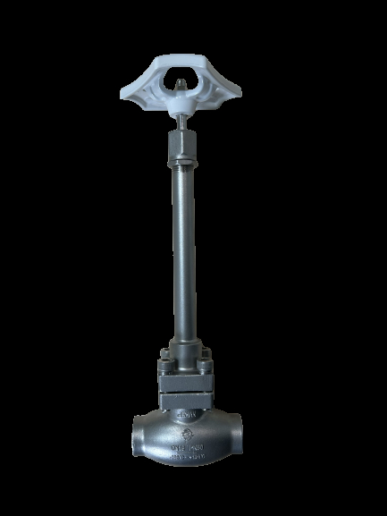 DN25 Cryogenic Globe Valve Stainless Steel 304/316 dengan PTFE Seal dan CF8/CF3 Valve Body untuk -196°C sampai +80°C Aplikasi