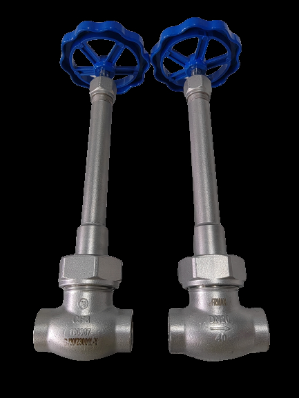 Katup Globe Kriogenik DN32 Baja Tahan Karat 304/316 untuk TANGKI PIPA LOX dengan Rentang Suhu -196°C hingga +80°C