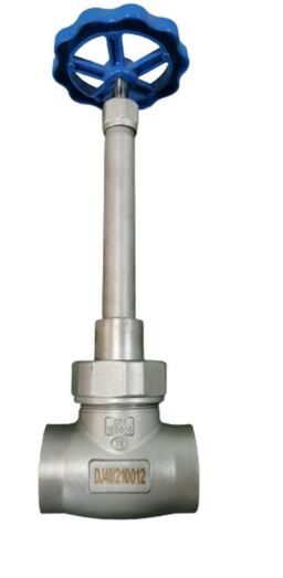 Katup Globe Kriogenik Bersertifikasi CE dengan Tekanan Maksimum 5.0Mpa dan Konstruksi Stainless Steel 304/316 untuk Aplikasi LNG LOX LIN LAR