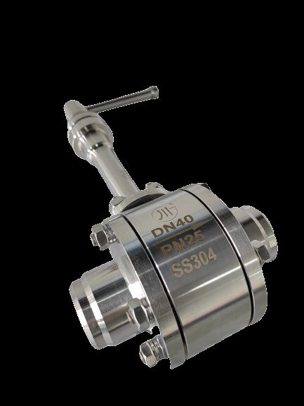 Katup Bola Kriogenik dengan Sambungan Flange dan Pengoperasian Roda Tangan Cocok untuk LNG LN2 LAr