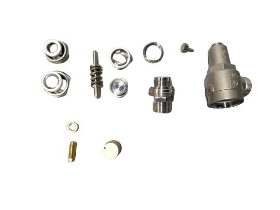 Katup Pengaman Kriogenik Baja Tahan Karat SS304/316 dengan Tekanan Maksimum 4.0Mpa untuk Rentang Suhu -196°C hingga +120°C