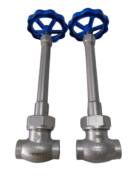 Katup Globe Kriogenik Baja Tahan Karat 304/316 dengan Tekanan Maksimum 5.0Mpa dan Rentang Suhu -196°C hingga +80°C
