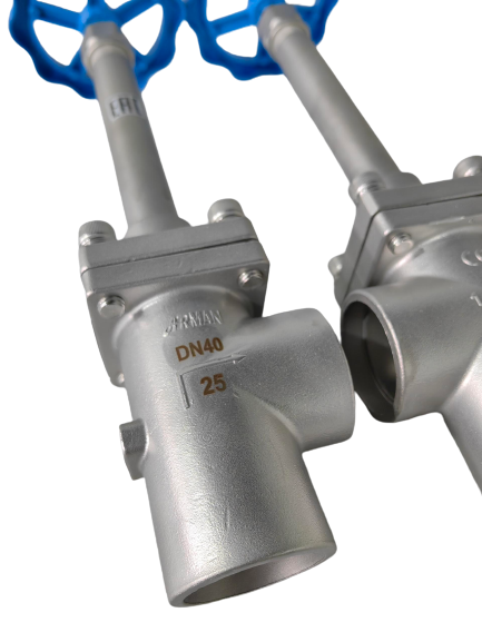 ISO CE EAC Certified Cryogenic Globe Valve dengan tekanan maksimum 5,0Mpa dan kisaran suhu -196°C sampai +80°C dalam stainless steel 304/316