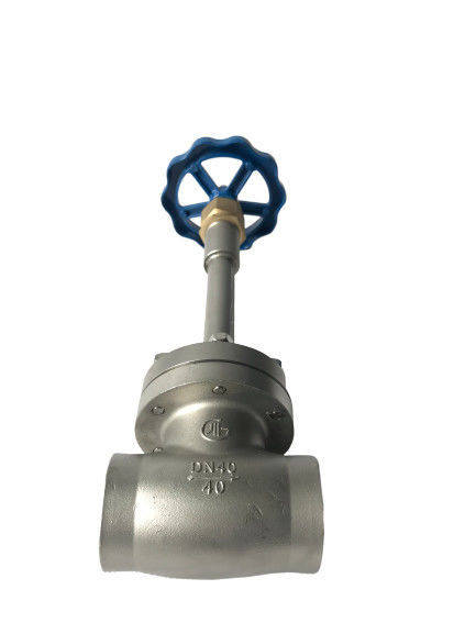 Soldering End CF8 CF8M Long Stem Cryogenic Globel Valve untuk LNG/LOX/LN2/LAR/LCO2
