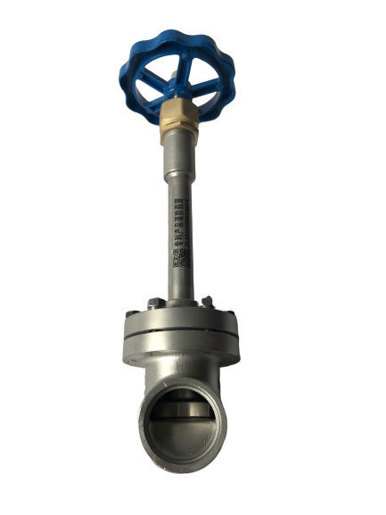 Soldering End CF8 CF8M Long Stem Cryogenic Globel Valve untuk LNG/LOX/LN2/LAR/LCO2